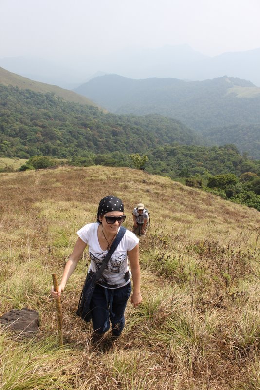 India 2010 - Coorg - Honey Valley - Trek towards Tadiandamol - Ridge Walk